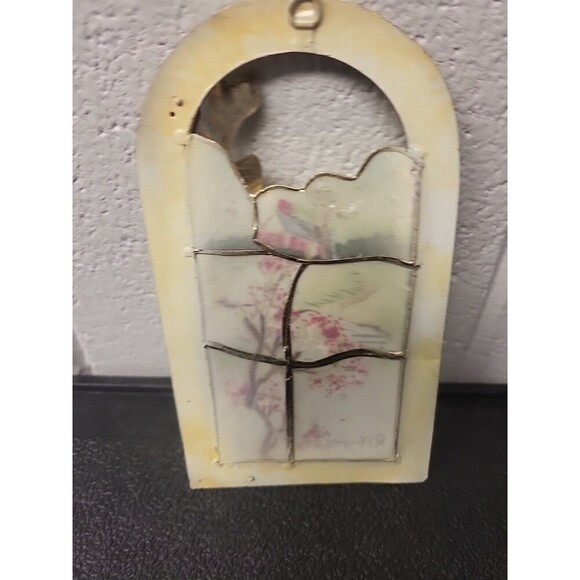 Signed R. Morgan 3D Metal Tin "I Believe In Miracles" Wall Art Decoration7.5"x4" - Picture 5 of 6